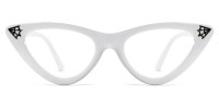 Cateye White Frame