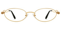 Oval Gold Frame