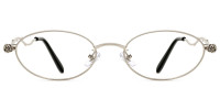 Oval Silver Frame