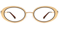 Oval Brown Frame