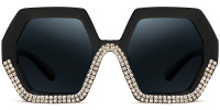 Geometric Black Sunglasses