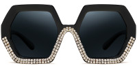 Geometric Black Sunglasses