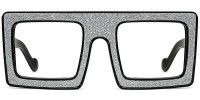 Square Grey Sparkle Frame