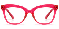 Square Red Sparkle Frame 