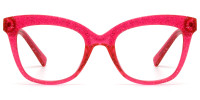 Square Red Sparkle Frame 