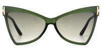 Cateye Green Sunglasses