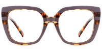 Square Tortoise Purple Frame