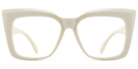 Cateye White Frame