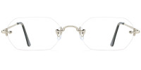 Rimless Silver Frame