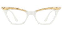 Cateye White Frame