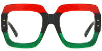 Square Red/Green Frame