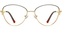 Cateye Black-Gold Frame