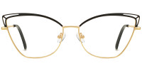 Cateye Black-Gold Frame