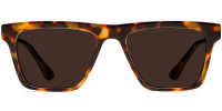 Rectangle Tortoise Sunglasses