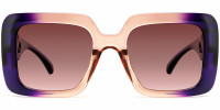 Square Purple Pink Sunglasses