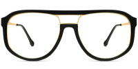 Aviator Black Gold Frame