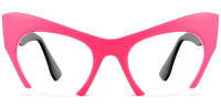 Cateye Pink Black Frame 