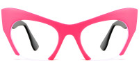 Cateye Pink Black Frame 