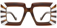 Square Brown Frame