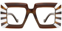 Square Brown Frame