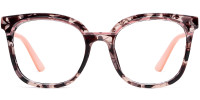 Square Pink Tortoise Frame