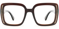 Square Brown Frame