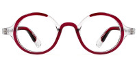 Round Red Frame
