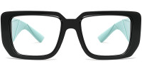 Rectangle Black Green Frame