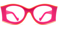 Geometric Pink Frame