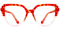 Cateye Red Tortoise Frame