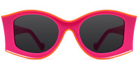 Geometric Pink Sunglasses
