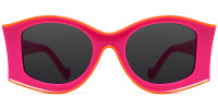 Geometric Pink Sunglasses