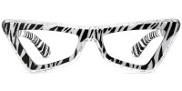 Cateye Striped Frame