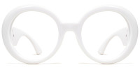 Round White Frame