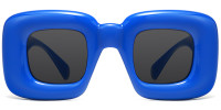 Square Blue Sunglasses