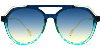 Aviator Blue Tortoise Sunglasses