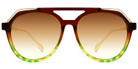 Aviator Brown Tortoise Sunglasses