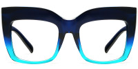 Square Black&Blue Frame