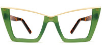 Cateye Green Frame