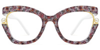 Cateye Floral Frame