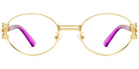 Oval Purple Frame
