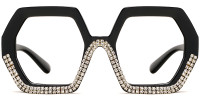 Geometric Black Frame