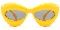 Cateye Yellow Sunglasses