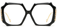 Geometric Black Frame