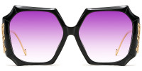Geometric Black Sunglasses