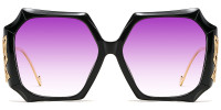 Geometric Black Sunglasses