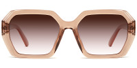 Geometric Pink Sunglasses
