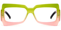 Butterfly Green&Pink Frame