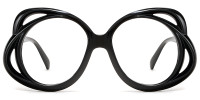 Oval Black Frame