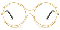 Round Gold Frame